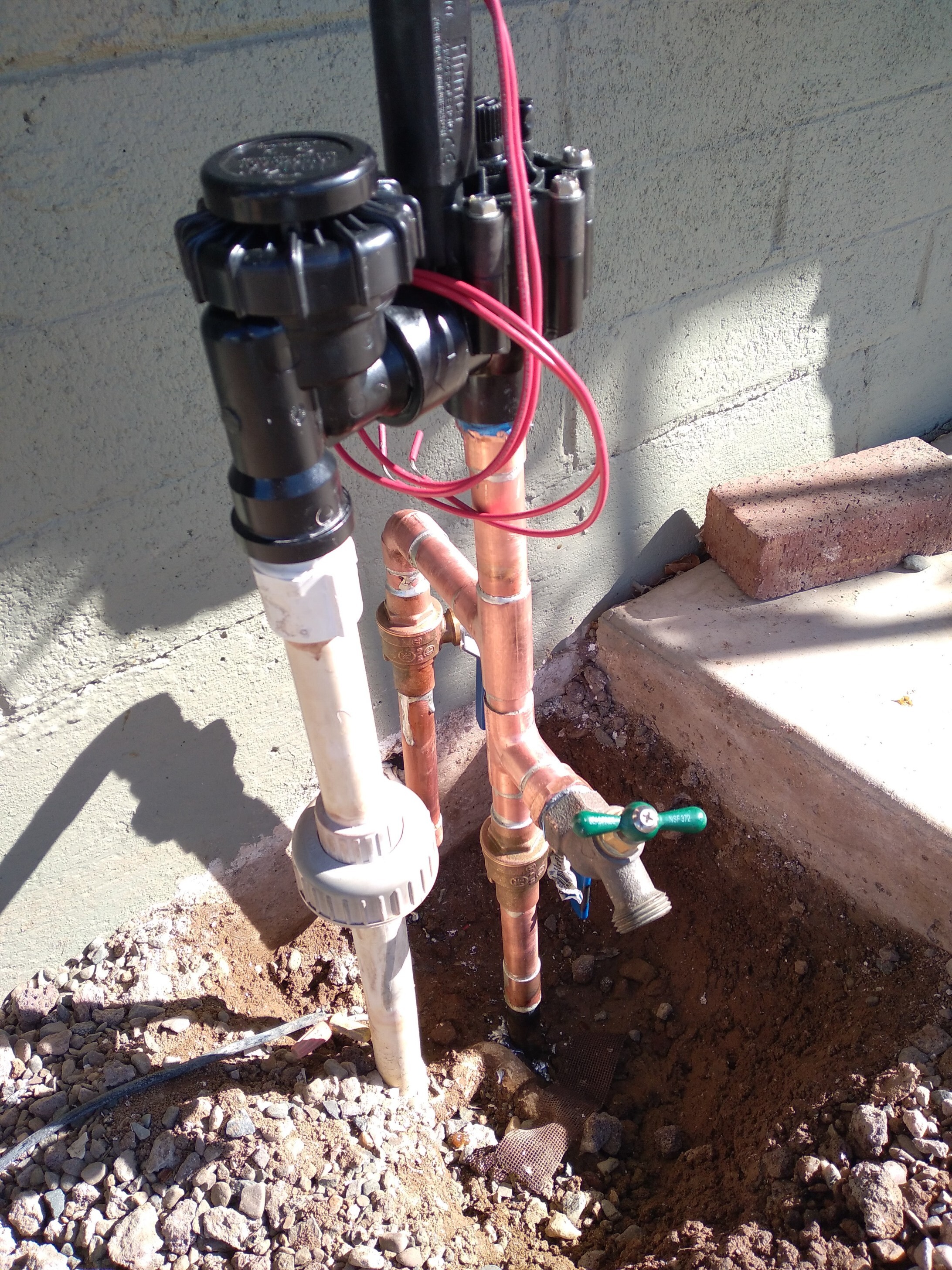 Gallery Image : Re-pipes sprinkler system