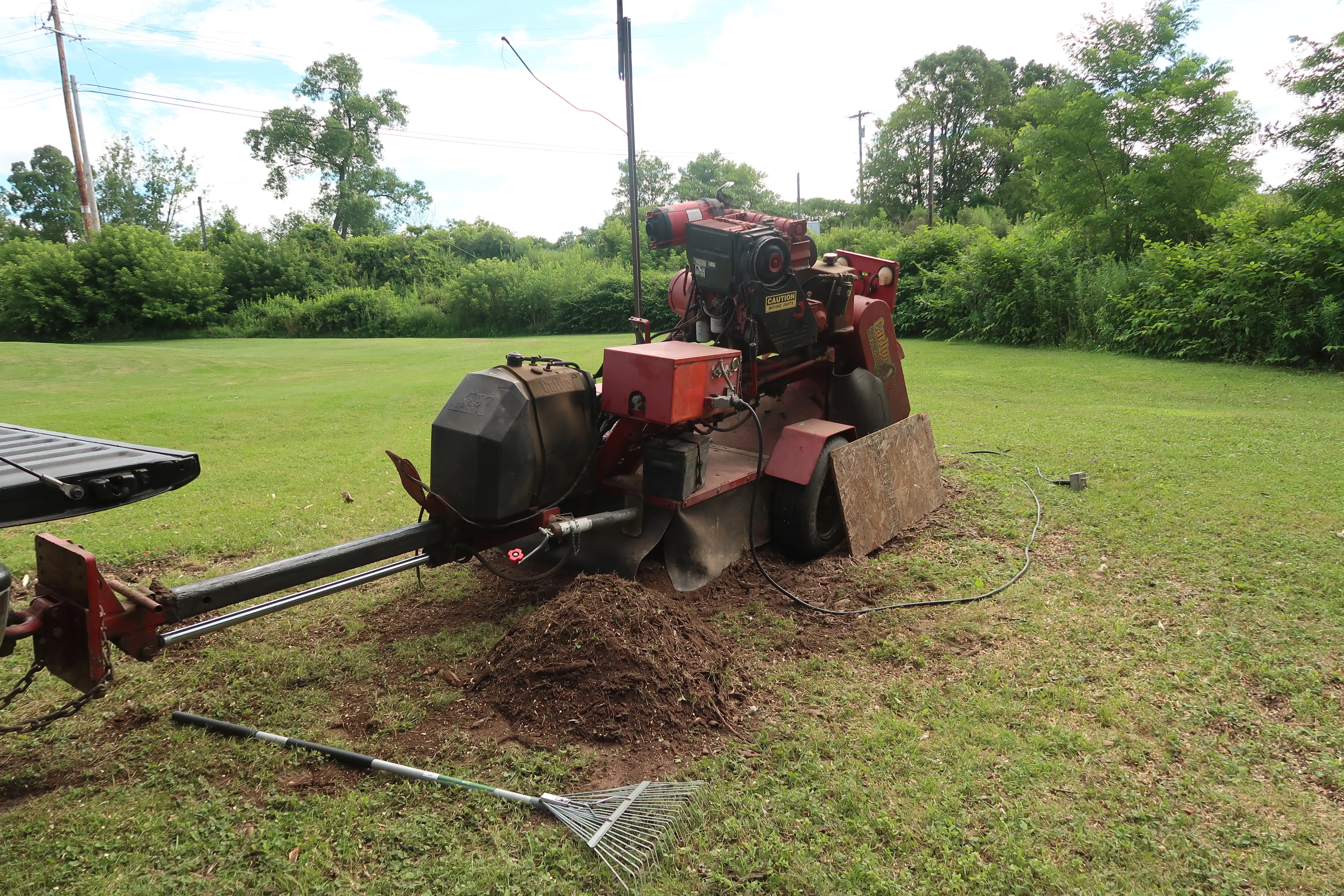 Gallery Image: Ground Level Stump Grinding