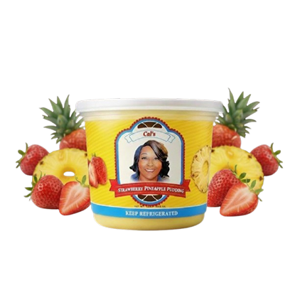 Cal’s Strawberry-Pineapple Pudding